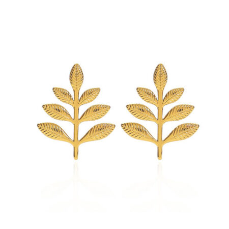 Leaf Stem Earring