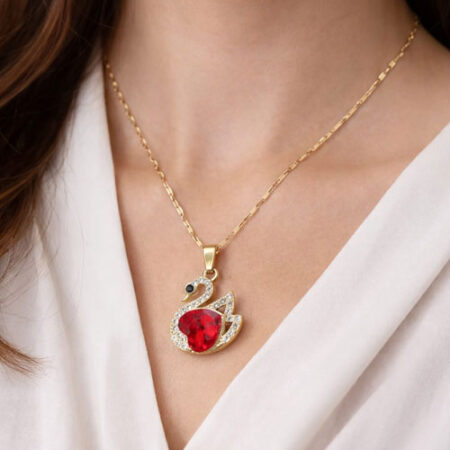 Swan Shaped Statement Necklace for women
